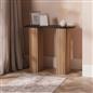 OHS Madison Console Table Ribbed Engineered Wood Entryway Display Unit Decor