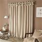 OHS Velvet Eyelet Curtains Bow Decor 2 Pair Of Ready Made Luxury Thick Ring Top