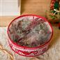 OHS Wreath Storage Bag Plain Printed Xmas Festive Decoration Holder Organiser