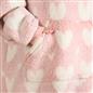 OHS Heart Hoodie Blanket Extra Long Soft Oversized Wearable Plush Warm Throw