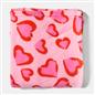 OHS Heart Leopard Throw Ultra Soft Blanket Flannel Fleece Lightweight Bedspread
