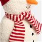 OHS Snowman Decorative Cushion Xmas Filled Scatter Pillow Festive Home Decor