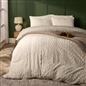 OHS Cable Knit Bedding Set Reversible Fleece Quilt Duvet Cover with Pillowcase