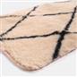 OHS Diamond Check Rug Non Slip Fluffy Soft Luxury Floor Carpet Hallway Runner