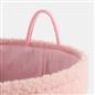 OHS Storage Basket Handles Boucle Fleece Laundry Clothes Organiser