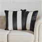 OHS Stripe Cushion Covers 2 Pack Matte Velvet Square Pillowcases Home Decor