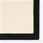 OHS Foam Bath Mat Contrast Border Trim Soft Absorbent Non Slip Shower Rug