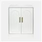OHS Arch Under Sink Bathroom Cabinet with 2 Doors Wooden Under Basin Storage