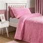 OHS Bow Tufted Bedding Set Teddy Fleece Super Soft Duvet Cover with Pillowcase