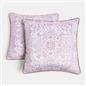 OHS Vintage Print Cushion Covers Matte Velvet Super Soft Square Pillowcases