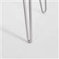 Fluffy Footstool Hairpin Fleece Bedroom Vanity Seat Modern Pouffe Decor Chair