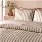 OHS Watercolour Embossed Bedding Set Stripe Duvet Cover with Pillowcase