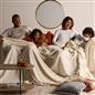 OHS Cable Knit Throw Soft Fleece Family Large Blanket Thermal Bedspread