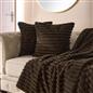 OHS Thick Rib Cushion Covers Faux Fur Soft Fleece Square Pillowcases Home Decor