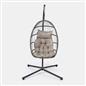 OHS Hanging Egg Chair Outdoor Garden Furniture Patio Seat Hammock Pod Seat Swing