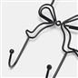 OHS Bows Over the Door Hook Hanger 5 Hooks Metal Coats Towel Rack