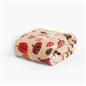 OHS Paw Pet Blanket Reversible Sherpa Fleece Dog Cats Thermal Calming Throw