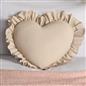 Heart Filled Cushion Plump Bedroom Scatter Pillow Valentines Frill Chair Sofa