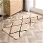 OHS Diamond Check Rug Non Slip Fluffy Soft Luxury Floor Carpet Hallway Runner