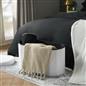 OHS Ottoman Boucle Storage Box Folding Footstool Cube Round Rectangle