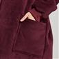 OHS Zip Up Hoodie Blanket Oversized Sherpa Fleece Thermal Sweatshirt Jumper