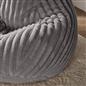 OHS Ribbed Bean Bag Chair Adult Gaming Beanbags with Filling Cosy Couch