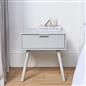 OHS Venice Nightstand Bedside Table 1 Drawer End Side Storage Cabinet