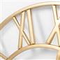 Large Wall Clock Roman Numerals Skeleton Big Open Round Face Living Room Kitchen