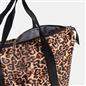 OHS Leopard Weekend Travel Bag Expandable Shoe Compartment Cabin Gym Duffel