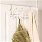 OHS Marble Over-the-Door Hook Hanger Heavy Duty Coats Towel Rack
