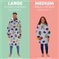Marvel Comics Hoodie Blanket Sherpa Fleece Soft Oversized Jumper Throw, Grey