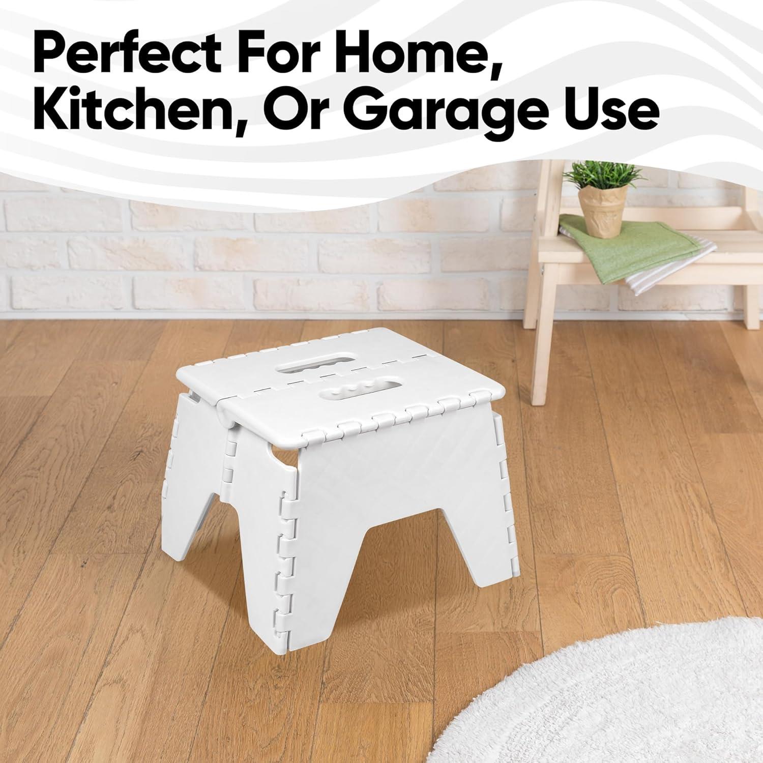 Heavy Duty 150kg Folding Step Stool Multi Purpose Non Slip Foldable Home Kitchen - Picture 12 of 15