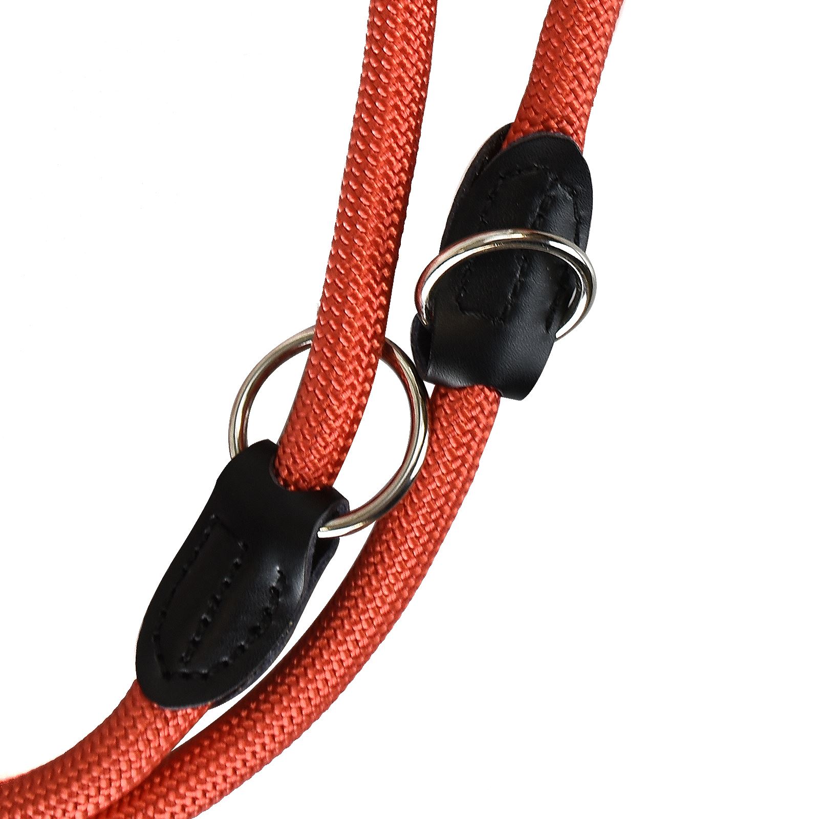 Strong Universal Pet Dog Training Lead 200cm Nylon Rope Leather Comfy