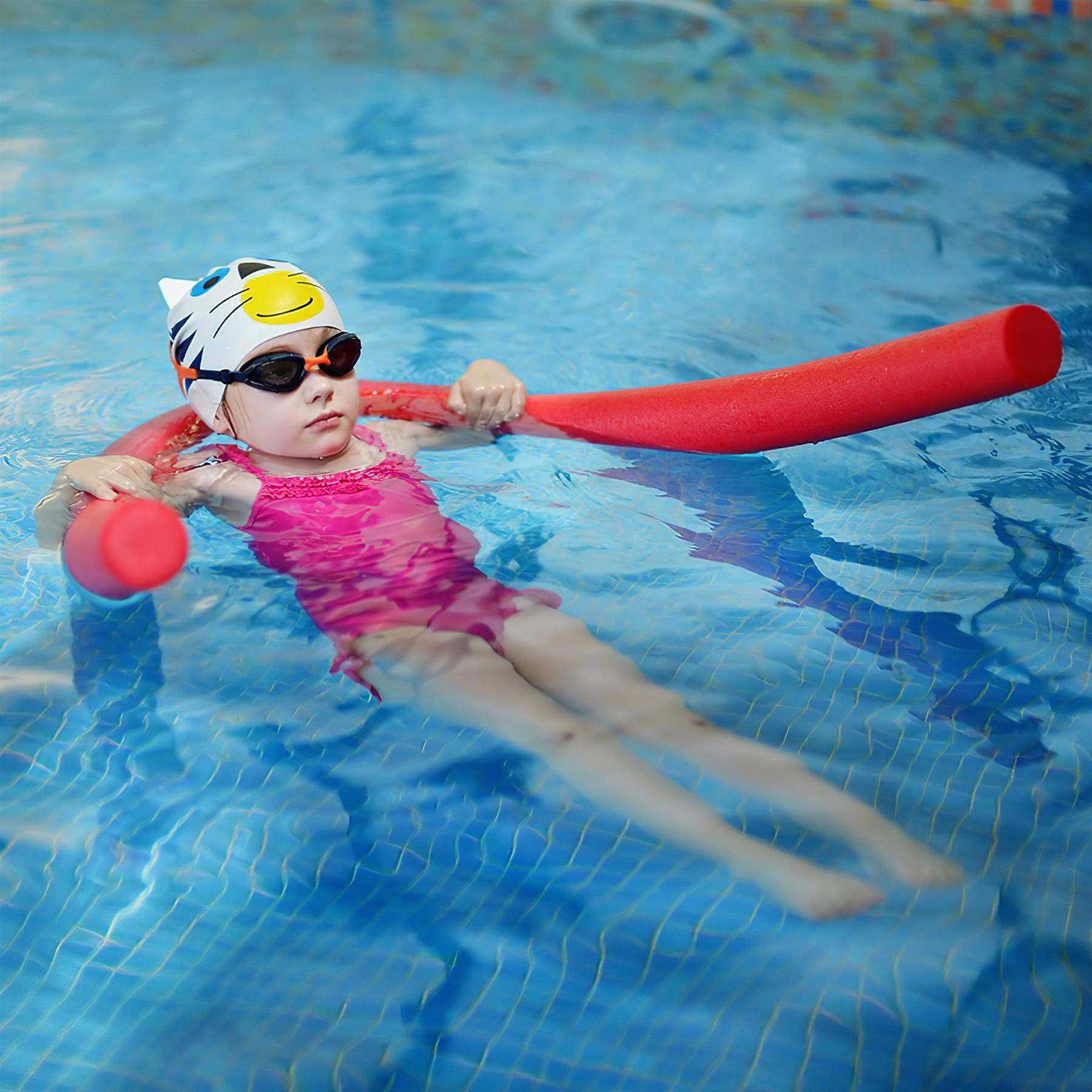 Flexible Swimming Pool Noodle Float Aid Woggle Swim Kids Water Beach Fun Gift - Picture 95 of 112