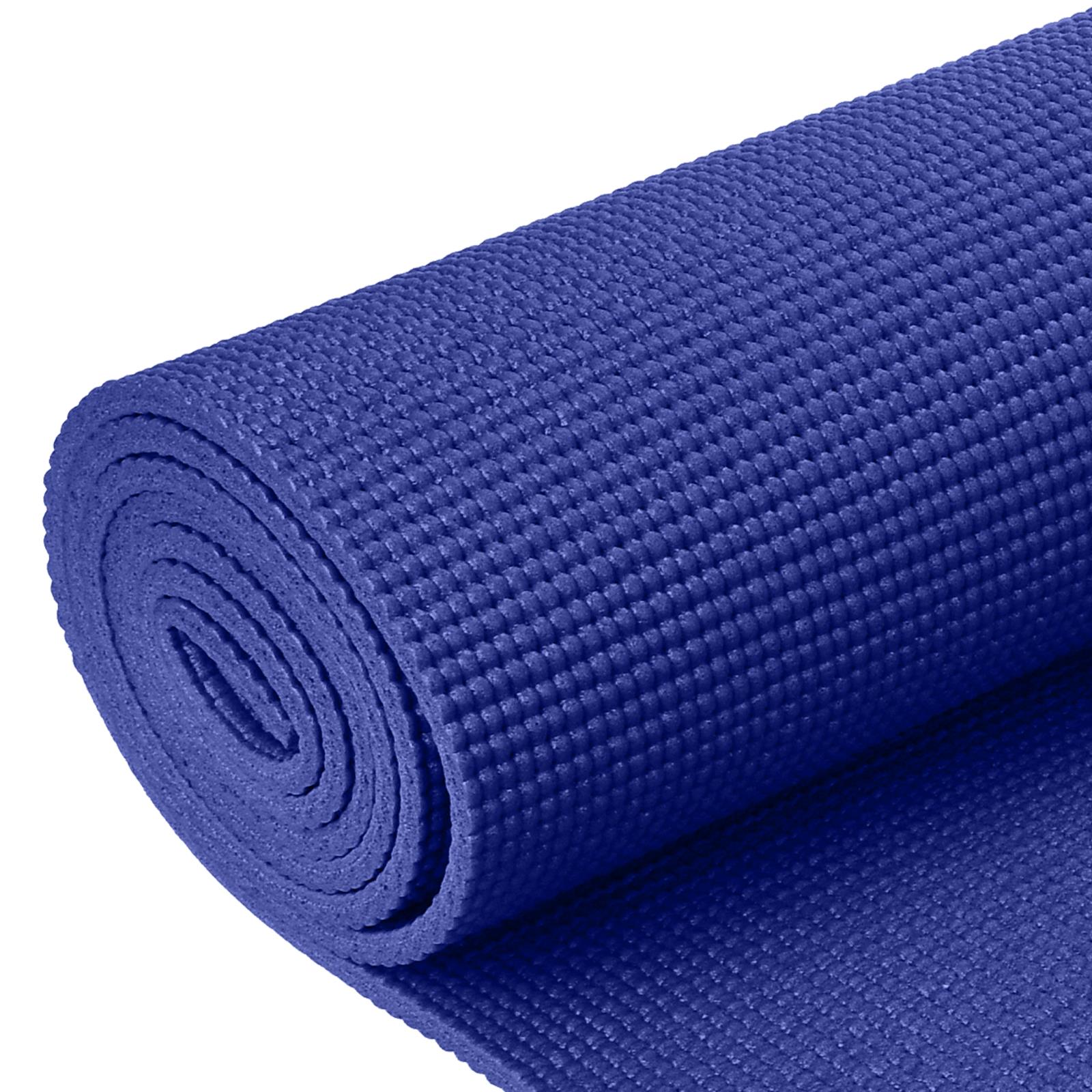 6mm Thick Non Slip Exercise Yoga Mats Gym Fitness Pilates Physio Foam