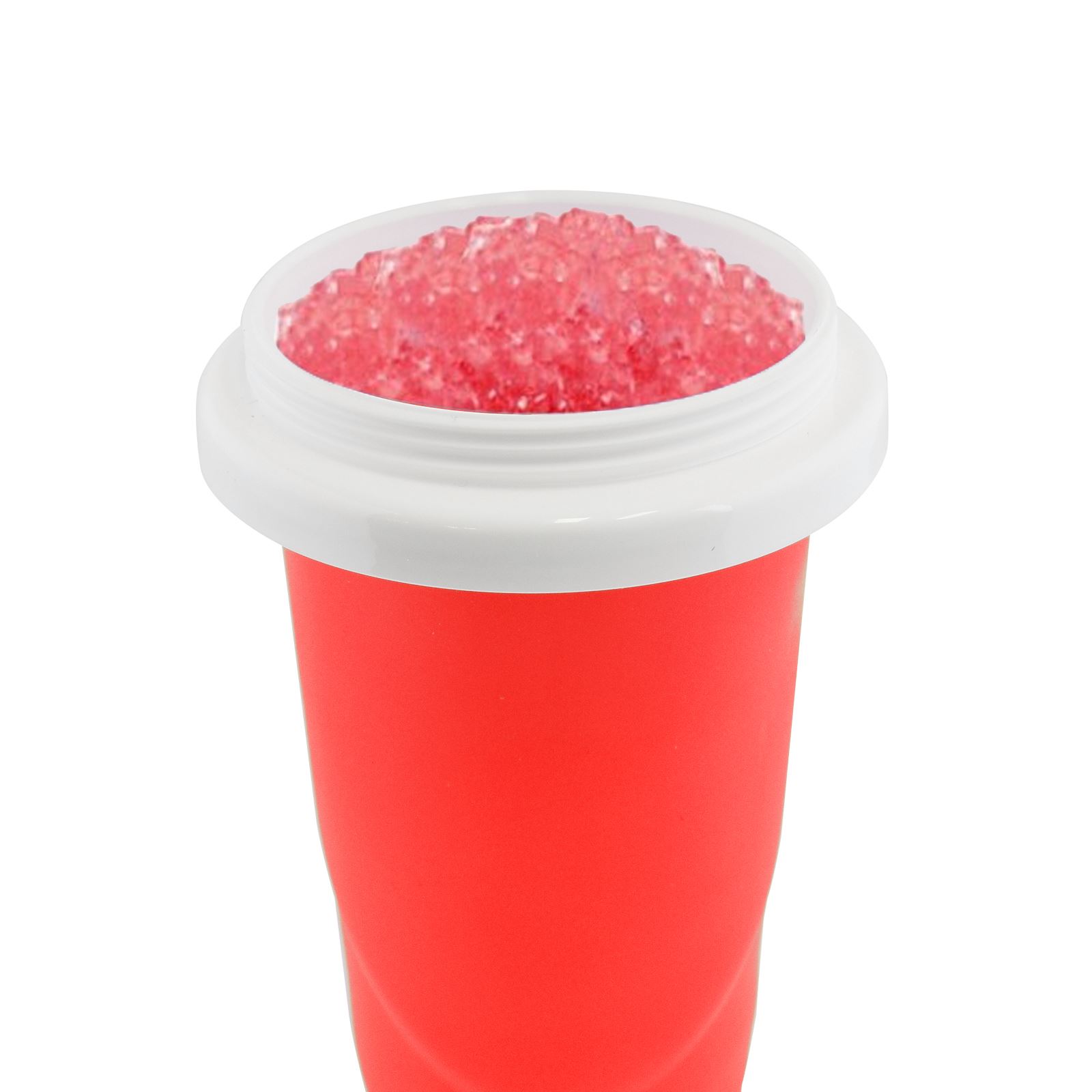 Squeeze Cup Slush Slushy Maker Freeze Ice Cold Frozen Drink With Spoon