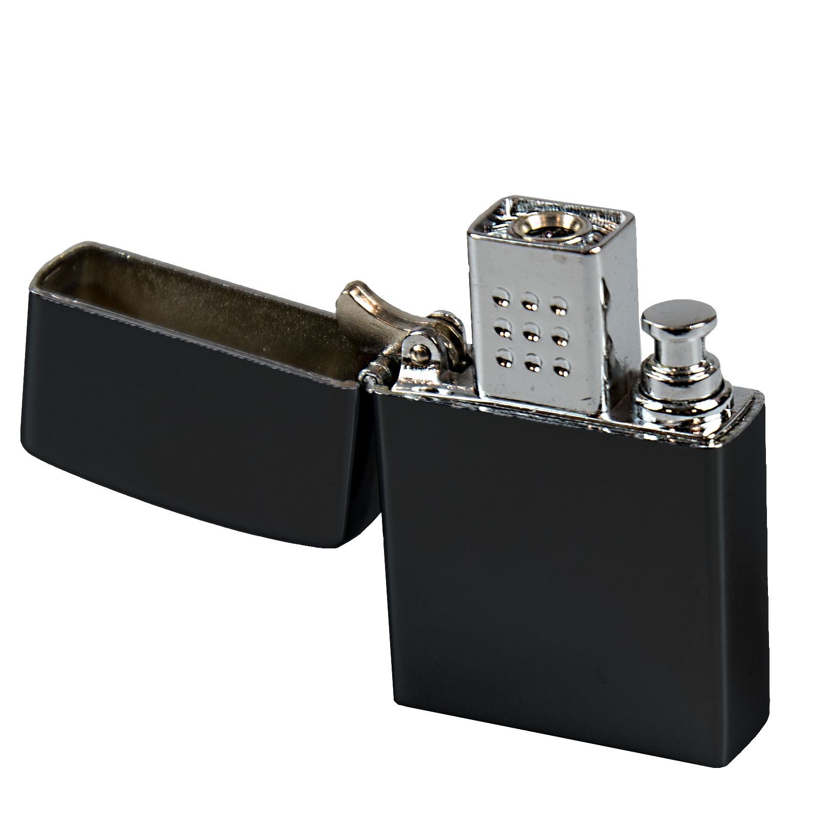 Windproof Jet Flame Lighter Refillable Classic Flip Butane Gas