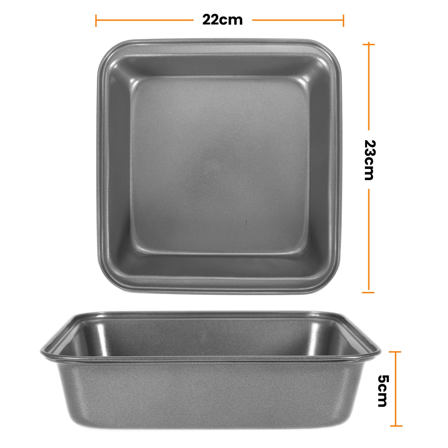 Non Stick Baking Tin Carbon Steel Design Dishwasher Safe Square