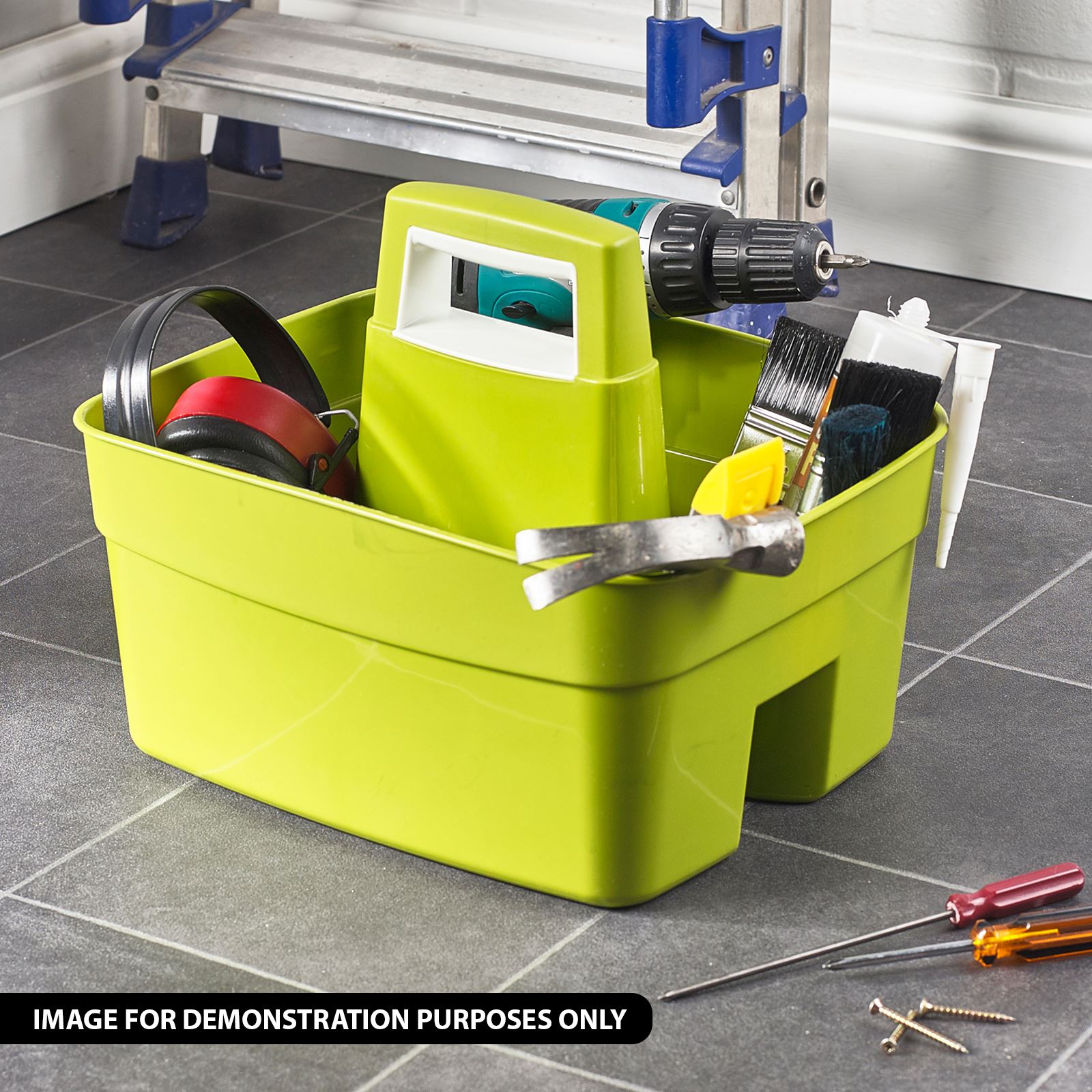 Kitchen Caddy Organiser Cleaning Tote Tray Large Strong Heavy Duty Home
