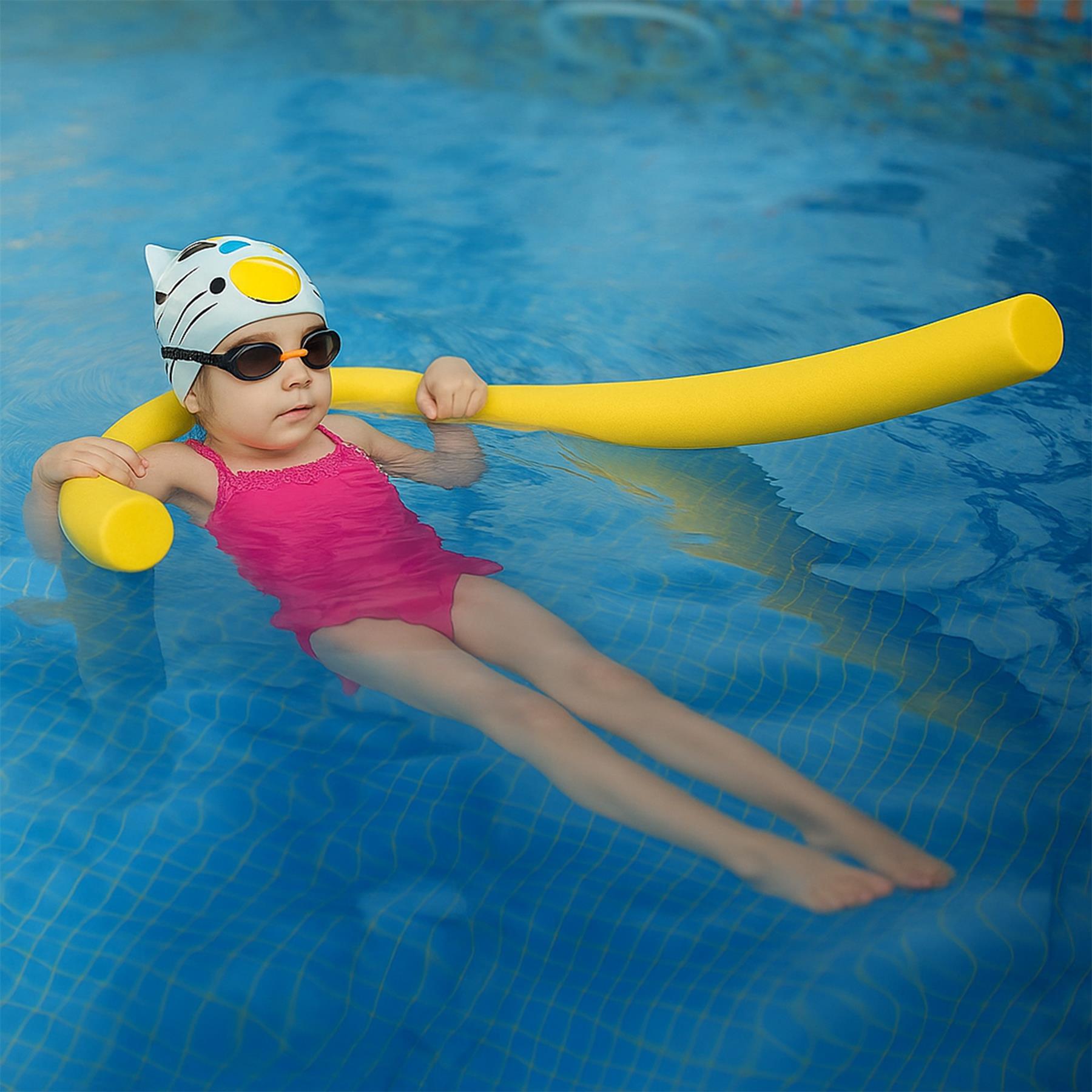 Flexible Swimming Pool Noodle Float Aid Woggle Swim Kids Water Beach Fun Gift - Picture 98 of 112
