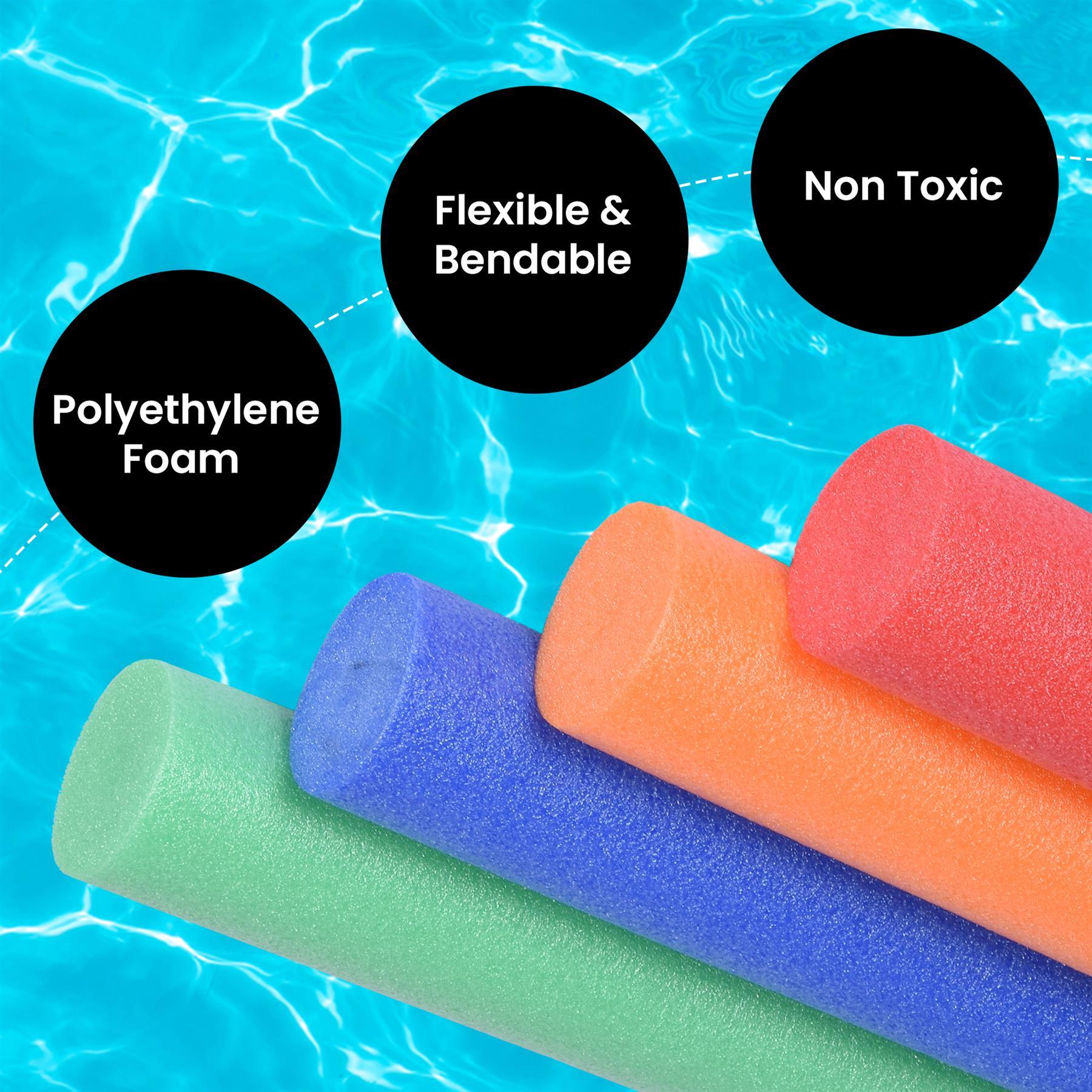 Flexible Swimming Pool Noodle Float Aid Woggle Swim Kids Water Beach Fun Gift - Picture 14 of 112