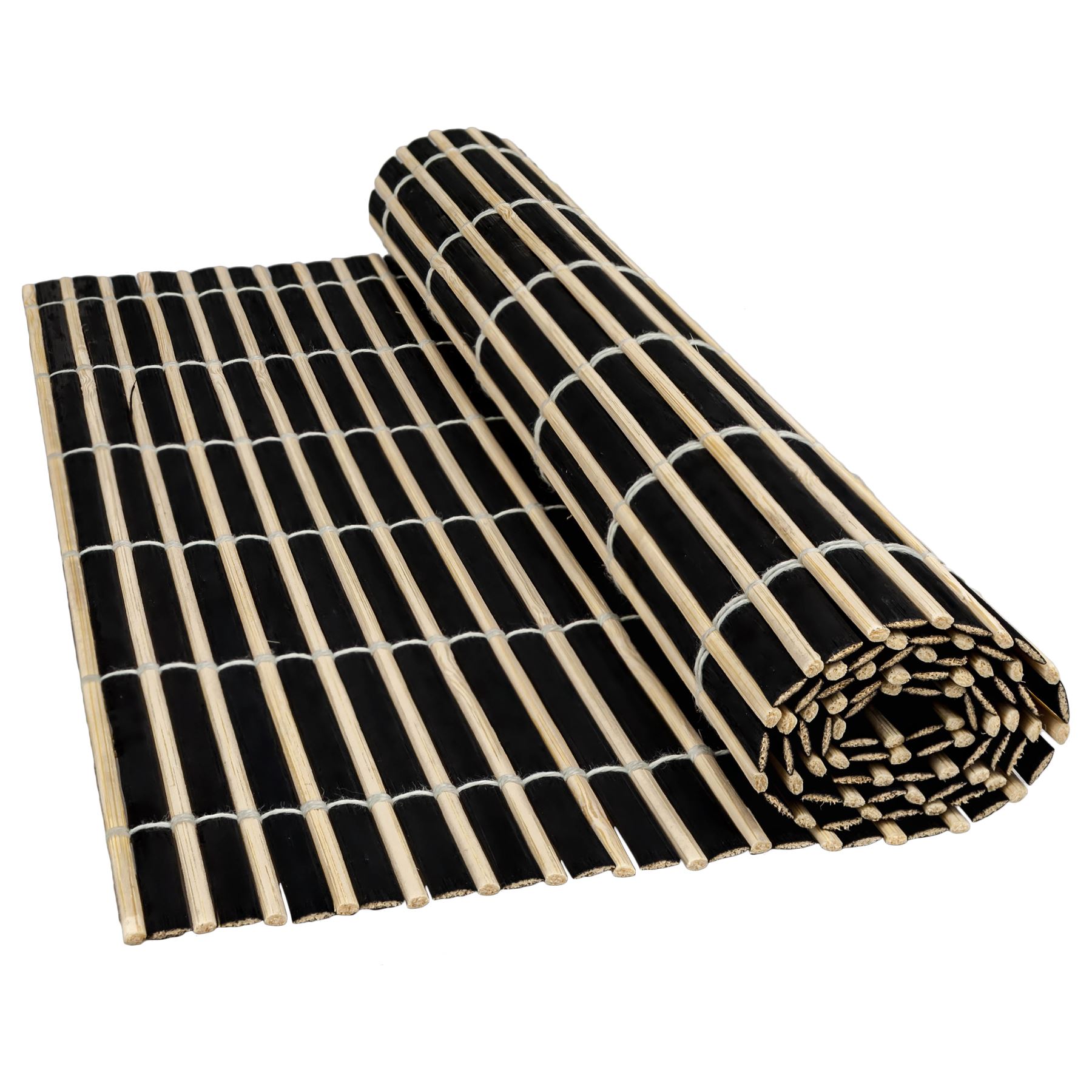 Bamboo Wood Table Placemats Serving Dining Sushi Oriental Large Roll Up