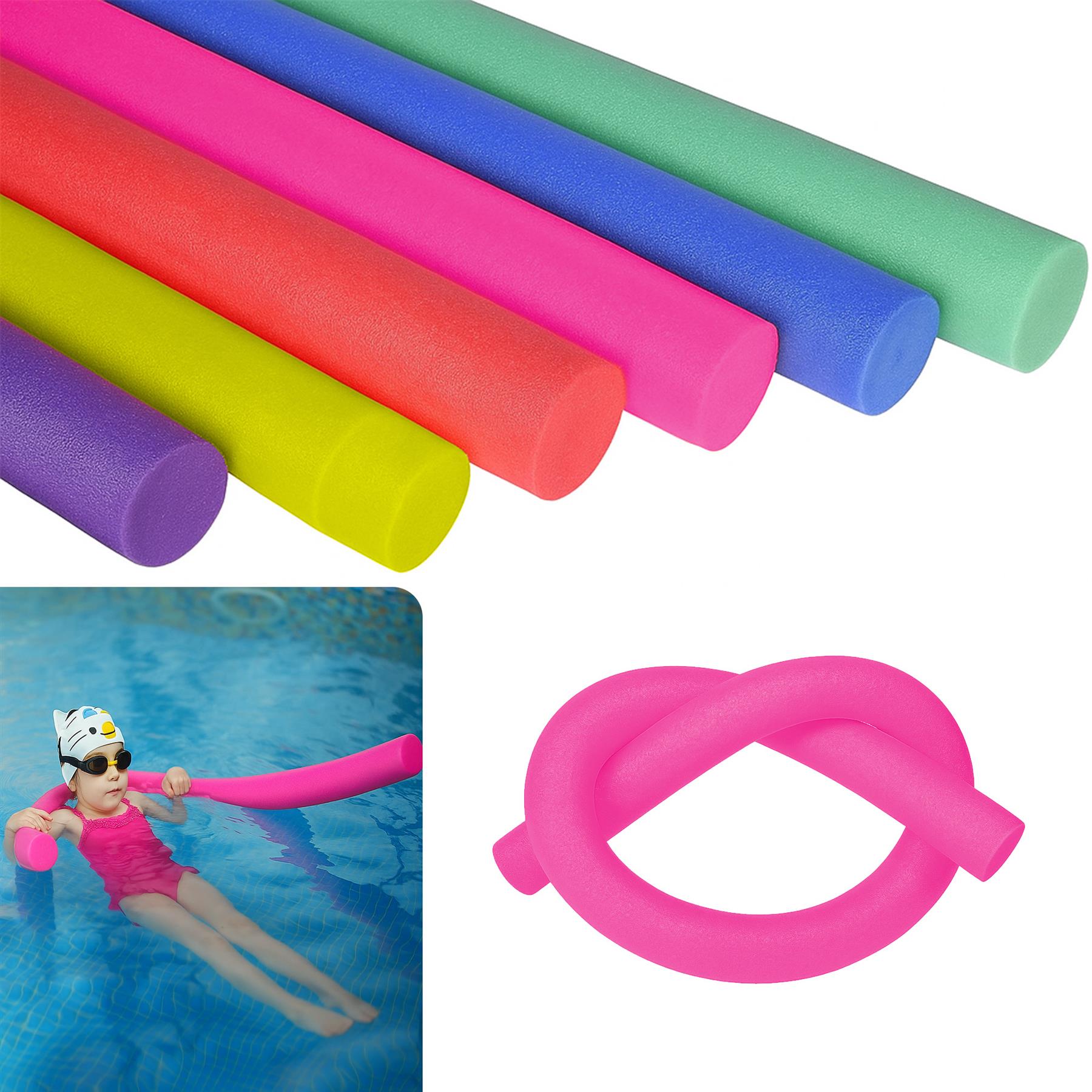 Flexible Swimming Pool Noodle Float Aid Woggle Swim Kids Water Beach Fun Gift - Picture 45 of 112