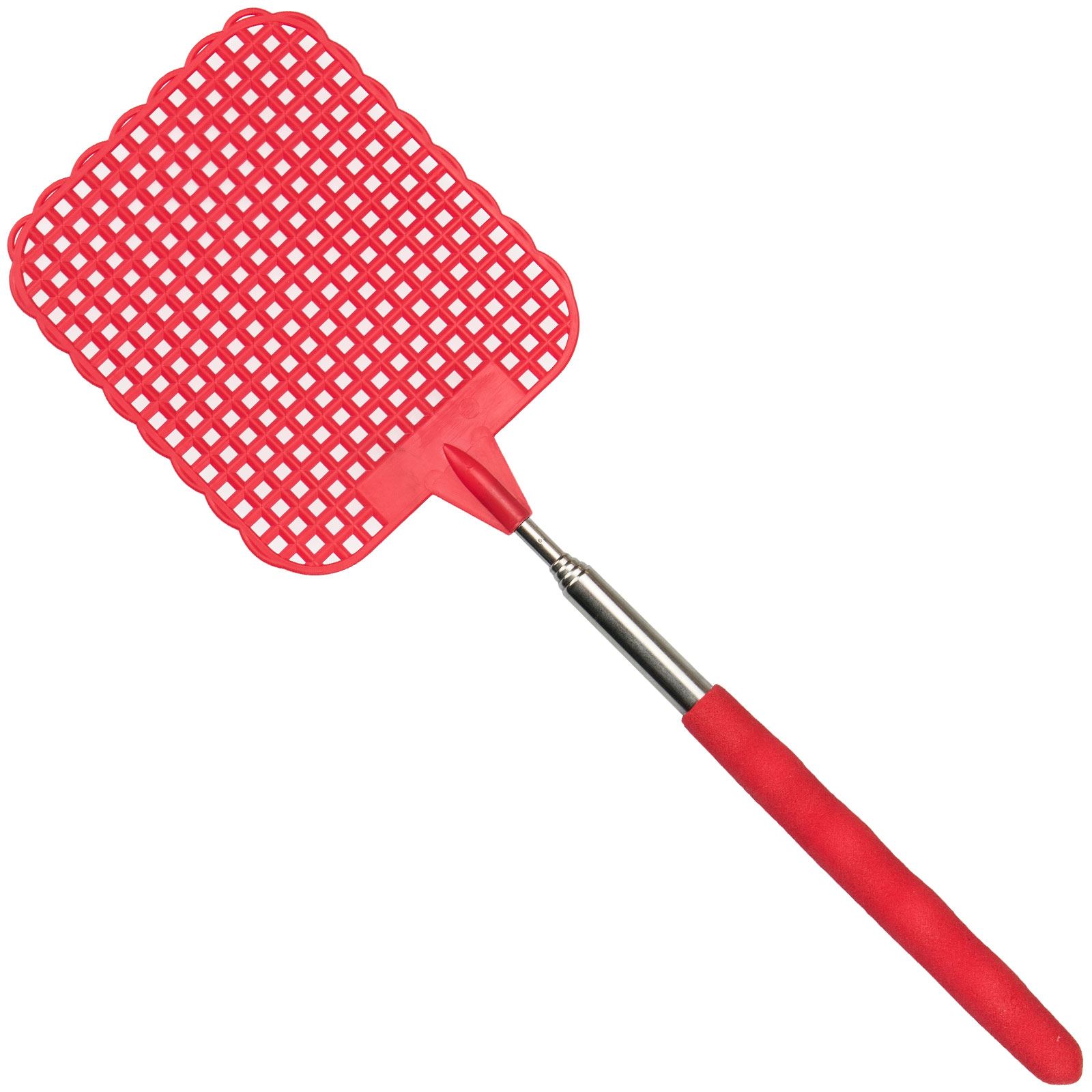Telescopic Fly Swatter 72cm Extendable Bug Mosquito Killer Ergonomic