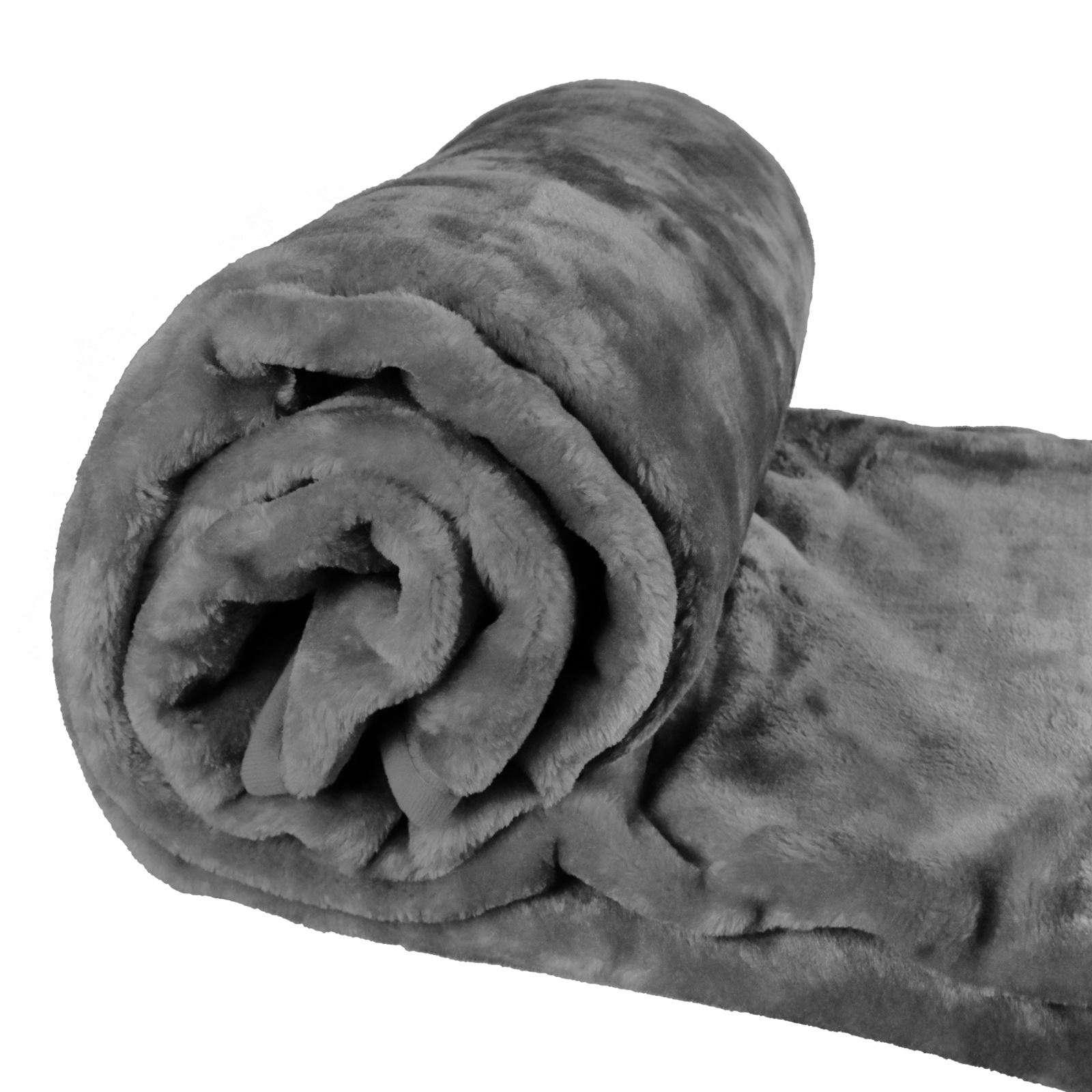 Large Throw Over Bed Sofa Warm Fleece Throw Blanket Soft Luxury 200 x 240cm - Picture 6 of 23