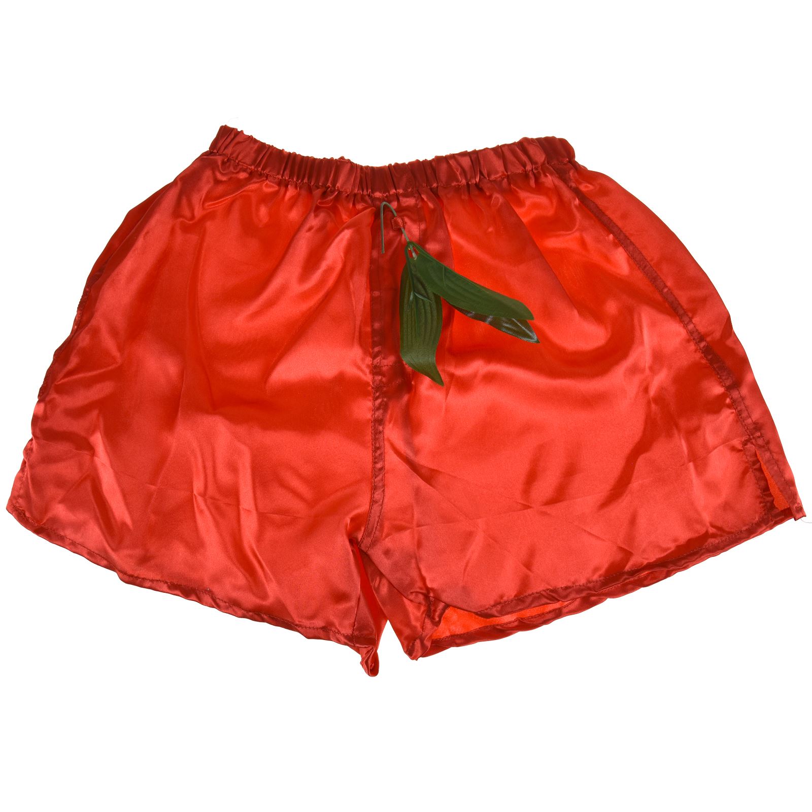 Christmas Novelty Adults Red Satin Boxer Shorts Pants Underwear Xmas