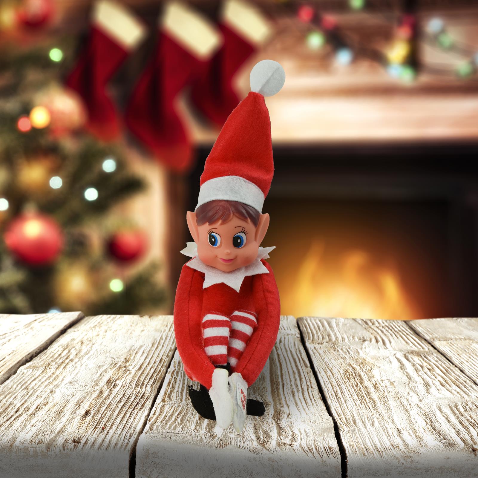 Naughty Elf Christmas Figurine On A Shelf Festive Figure Toy Novelty eBay