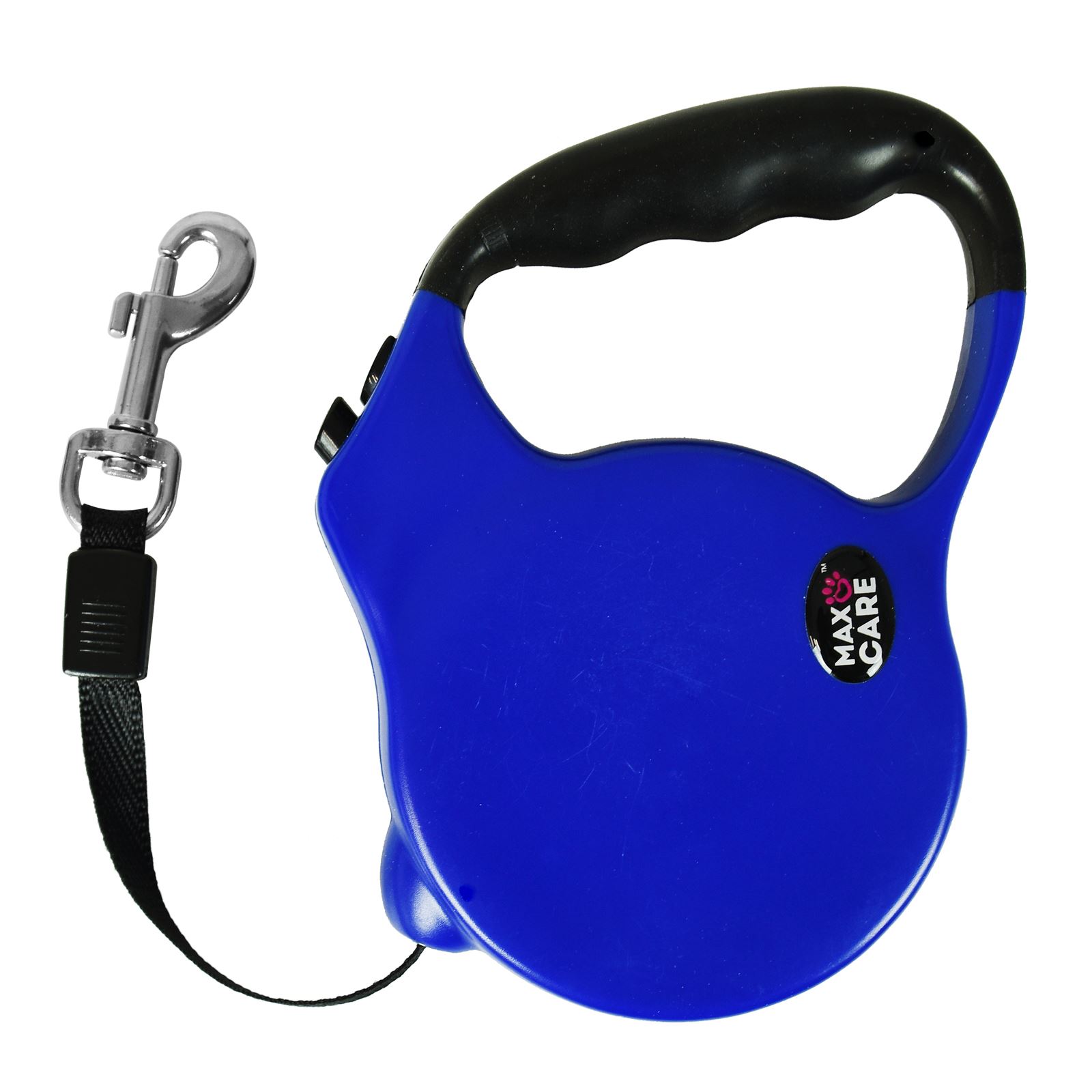 Max Care Blue Extendable Retractable Dog Lead Pet Puppy Walking Leash