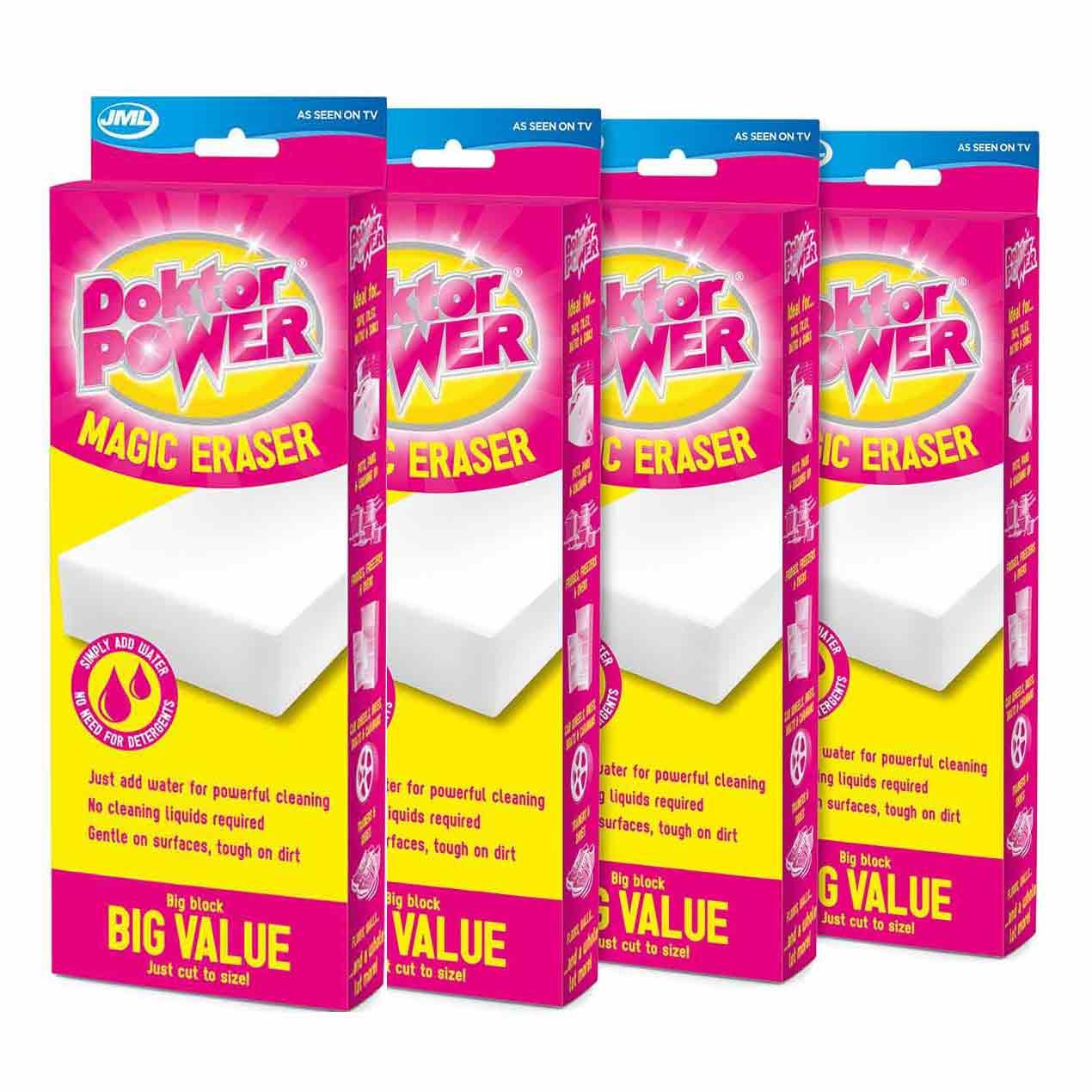 JML Doktor Power Magic Eraser Sponge Cleaning Block All Purpose Stain