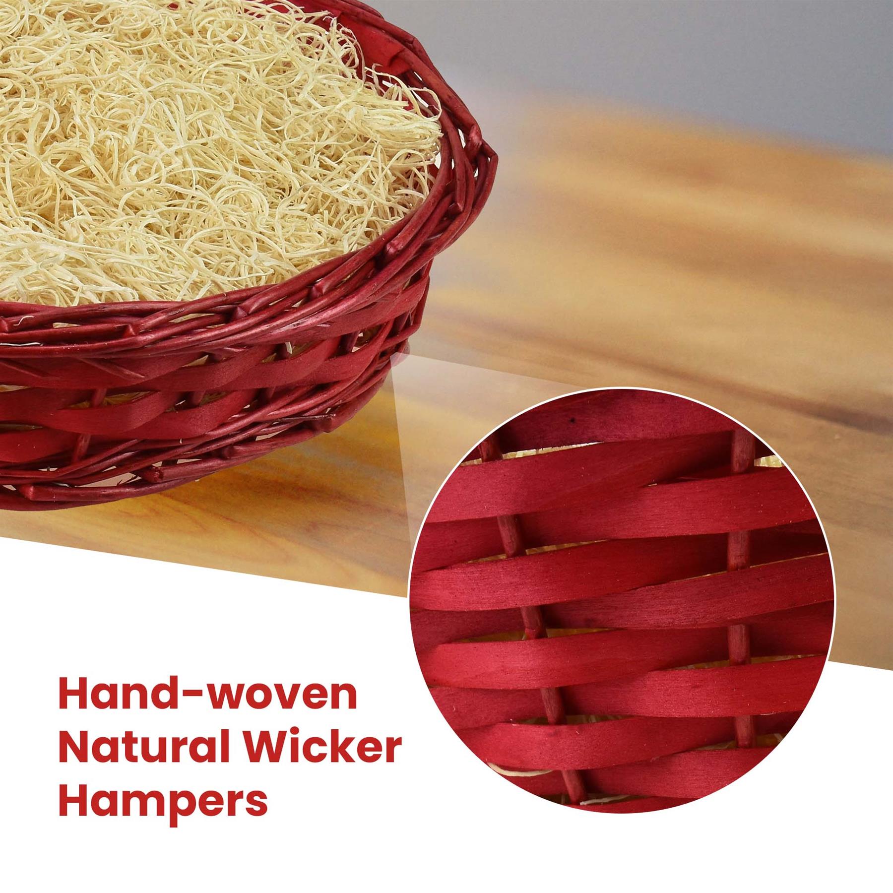 Make Your Own Gift Hamper Kit Wood Wool Bow Cellophane Bag Easter